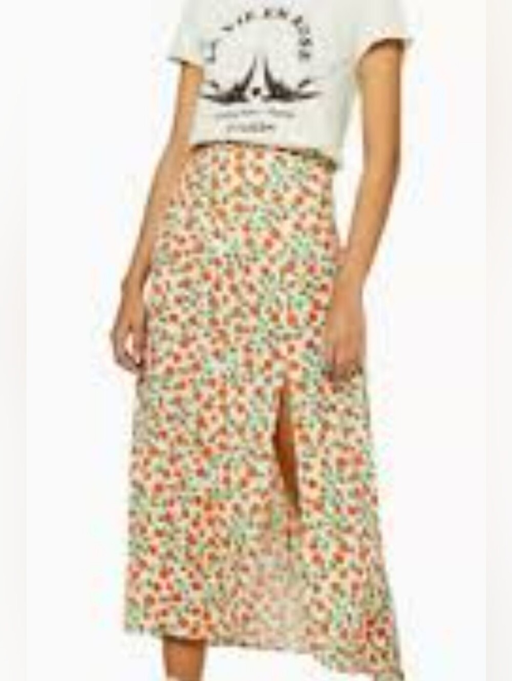 Top Shop Floral Skirt
